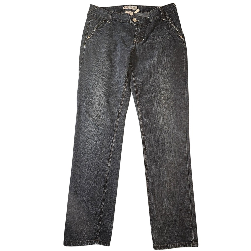 YMI Jeans Womens 13 Straight Leg Stretch Denim Pants Casual Vintage Y2K Retro